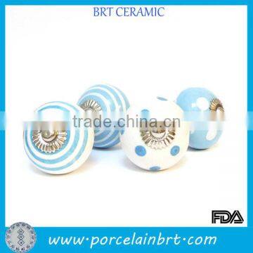 Natural Light Blue Different Ceramic Knobs