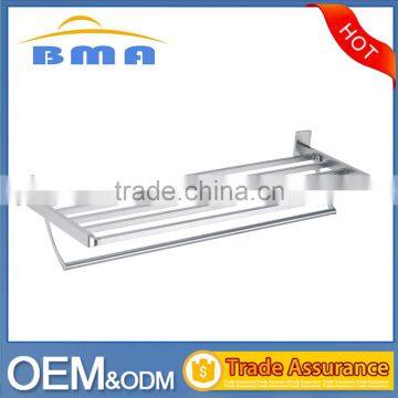 Stainless Steel 304 Bathroom Shelf/ Wall Mounted Bathroom Towel Shelf