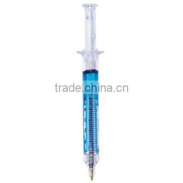 New Arrival Plastic Syring Ball Pen With Cloured Liquid photo-2