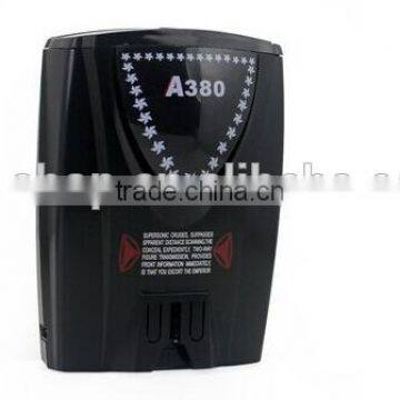 Portable A380 Radar Laser Detector Withe Voice Alert, Anti Speed Radar Detector With Warning unit