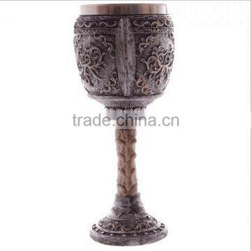 Creative Home 3D Stereoscopic Palm Skull Shape Goblet 200ml Stainless Steel Knight Shot Glass photo-3