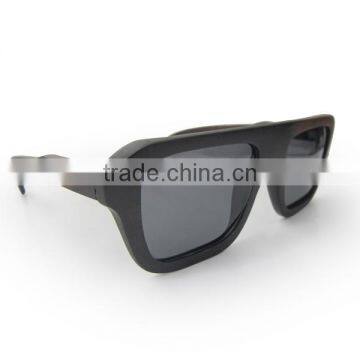 Ebony Wood Sunglasses With Customized Logo Engraved photo-4