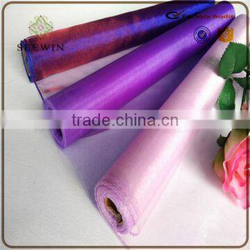 2016 Hot Sell Cheap Organza Fabric Organza Roll for Wedding / Party Decoration photo-3