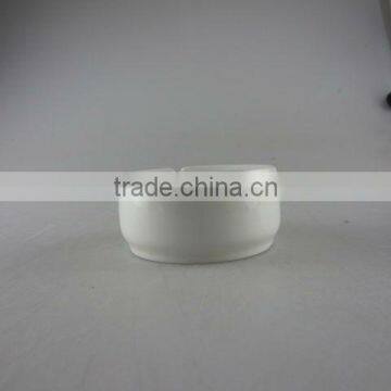 white round porcelain ashtray