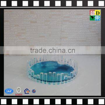 Square restaurant dinner plates&acrylic fruit svring tray from shenzhen yidong