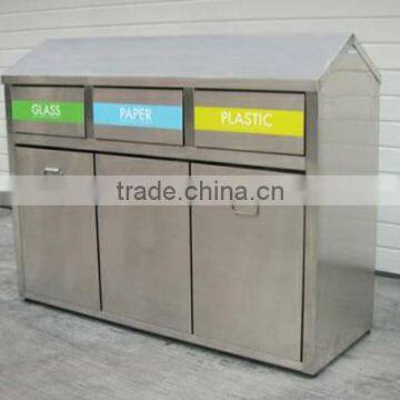 Arlau Outdoor Steel Environmental Protection Dustbin photo-3