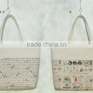 Fashion Canvas Tote Bag With Printed Pattern photo-2