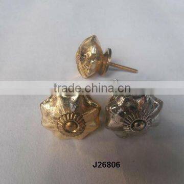 Glass Knob With Screw and Nut Available in All Colours