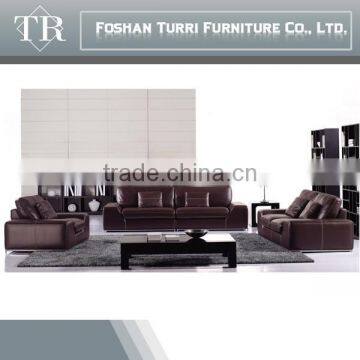 Italian Genuine Leather Sofa,living Room Furniture Modern Sofa photo-4