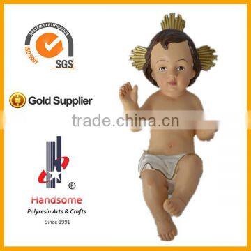 8 Inch Catholic Religious Polyresin Baby Jesus Figurine photo-3