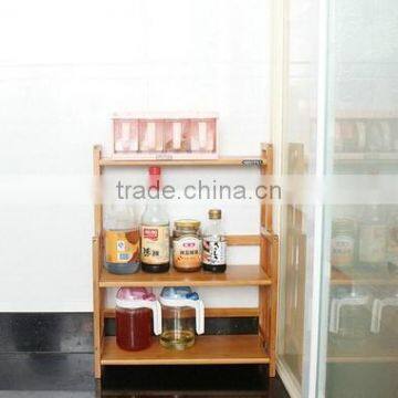 Kitchen Bamboo Rack Rack Set for Spices, Bamboo Rack Set photo-3