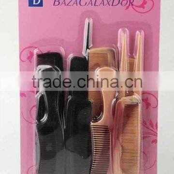 16PC Combined type plastic hair brush/comb