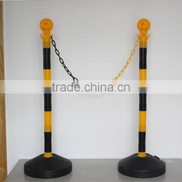 Black&Yellow Plastic Road Safety Barrier