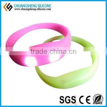 Shaking Sensing Silicone Led Lighting Bracelet photo-4