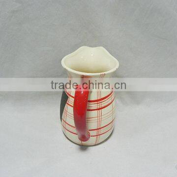 Indian Ceramic Water Jugs Antique With Side Handle photo-5