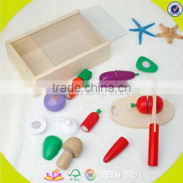 Wholesale Children Wooden Vegetables and Fruits Toy Funny Kids Wooden Vegetables and Fruits Toys W10B115 photo-2