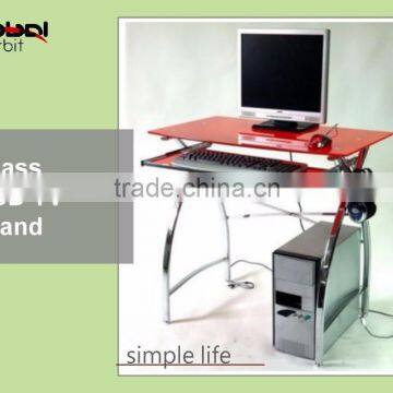 Office Furniture Design Laptop Office Glass Computer Table photo-2