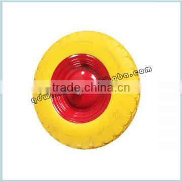 16 Inch PU Foam Filled 4.80/4.00-8 Wheel for Wheelbarrow photo-3