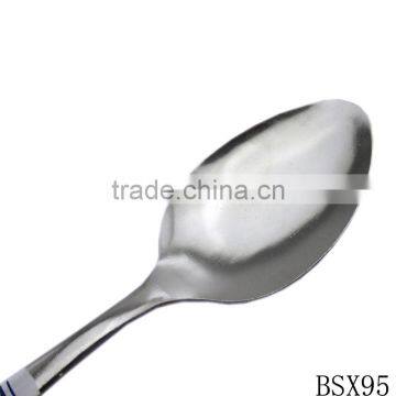 High Quality Blue and White Porcelain Stainless Steel Metel Spoon photo-4