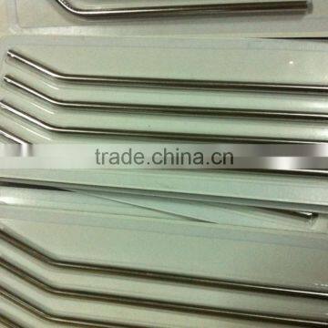 Bent Drinking Straw 4pcs/Set Metal Straw photo-6