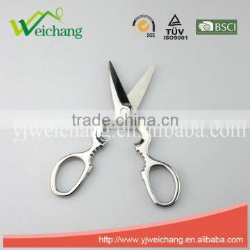 WCJ654 Hot Sale Scissors Stainless Steel Can Opener With Fish Cutting Scissors