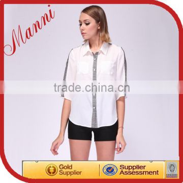 2013 new design blouse women shirt model