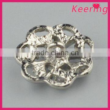 Keering New Arrival Decorative Fashionable Shiny Metal Rhinestone Button for Garments WBK-1493 photo-2