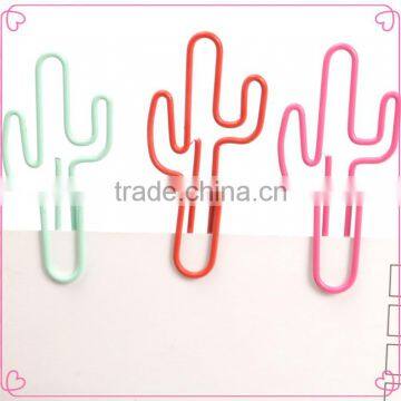 Promotional gift unique colors OEM design metal paper clip gift