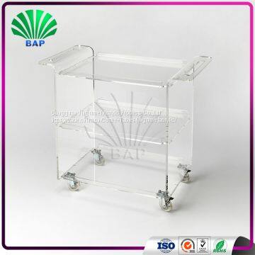 Modern 4 Wheels Trolley Cart Service Trolley Design Food Service Trolley photo-3