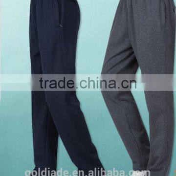 2016 Customized Manufacture Fashionable Wholesale Men's Casual Pants Plain Color Elastic Waist Loose SLim FIt Sport Trousers photo-3