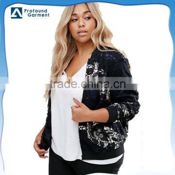 new lace designs winter bomber jacket jacket women custom design lace jacket wholesale