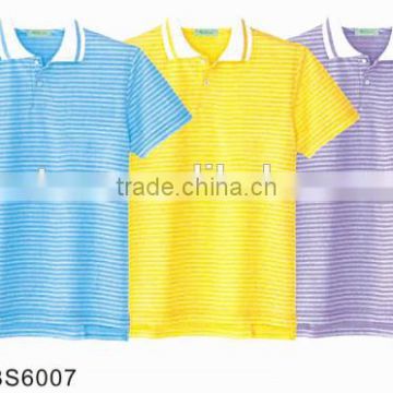 Branded 100% Polo T shirt Stripes Collar Man Polo T shirt Wholesale