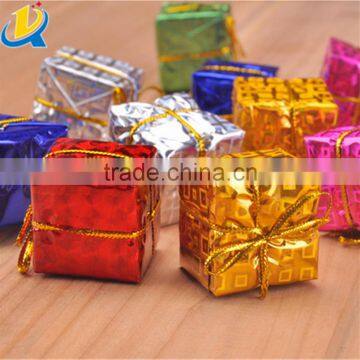 Newest Design Best Quality Colorful Square Christmas Small Gift Ornament photo-3