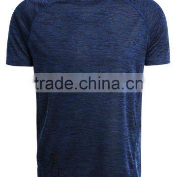 MGOO Manufacturer Offered Blue Color Dry Fit Plain T-shirts Mens Short Sleeve Sports T Shirt photo-5