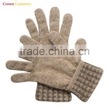 100% Mongolian Cashmere Gloves Womens Cashmere Knitted Gloves photo-4