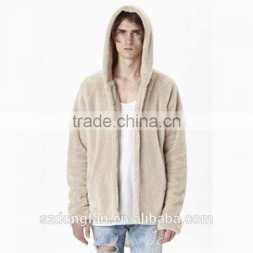 New Fashion Winter Sherpa Hoodie Men's Clothing Fabric Fleece Hoodies Men US Street Style Men's Coat