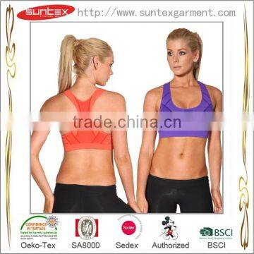 2015 Oeko Comfortable Quick Dry Breathable for Women Fitness Wear Lady's Sports Bra photo-5