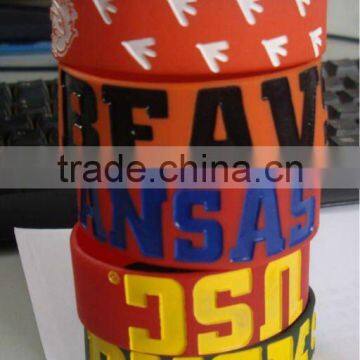 hot sale custom fashion silicone wristband