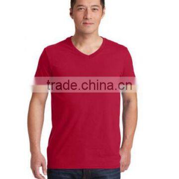 2016 Summer Promotion Plain Dyed O-neck Short Sleeve 160g 100%cotton Custom Elongated t Shirt photo-5