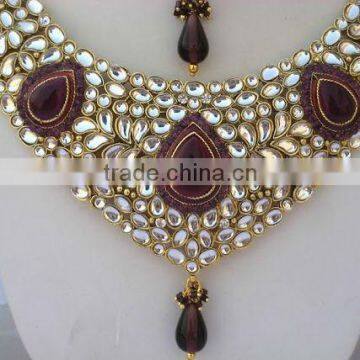 Kundan Choker Set Jodha Style Bridal Set