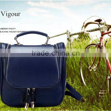 Leather Backpacks Women's Casual Fashion Leather Backpack photo-2