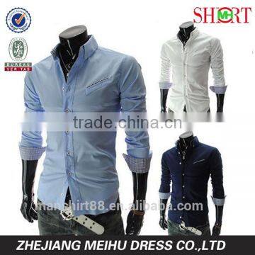 Slim Fit Long Sleeve Casual Shirts Business Formal Tops shirt