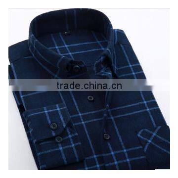 2016 New Long Sleeve Shirt Models European Plaid Man Shirt photo-5