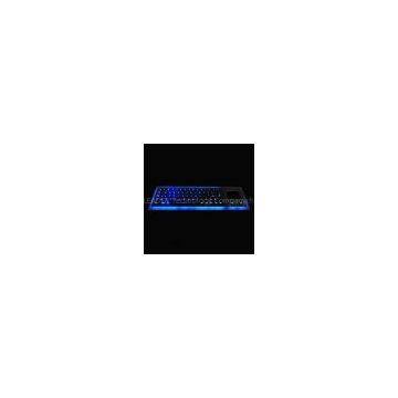 Illuminated metal pc keyboard integrated touchpad,panel mount IP65 keyboard