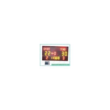 Led Electronic College Basketball Scoreboard , Gym Electronic Scoring Board