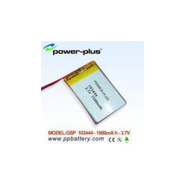 High capacity li-polymer batteries103444 1500mAh 3.7v
