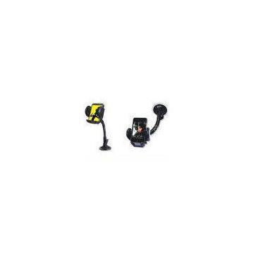 Mobile Phone Mini Universal Car Windshield Mount Holder Yellow For GPS MP4