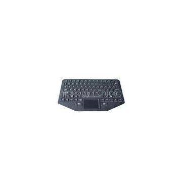 89 key Silicone Sealed & ruggedized keyboard with touchpad , optional trackball