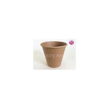 Single Wall Paper Cups In Kraft Paper ,  Top 90mm 8Oz Paper Coffee Cups