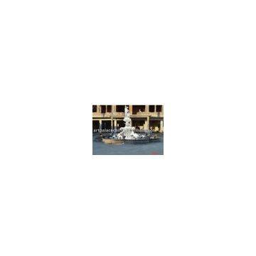 marble fountain, garden decoration